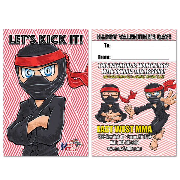 Ninja Trix Valentine AD Card 02 - Get Students