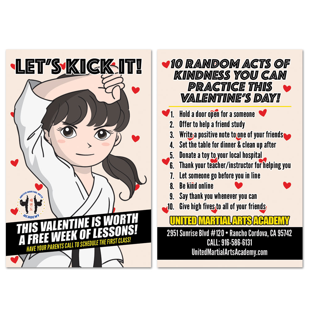 Acts of Kindess Valentine AD Card - Get Students