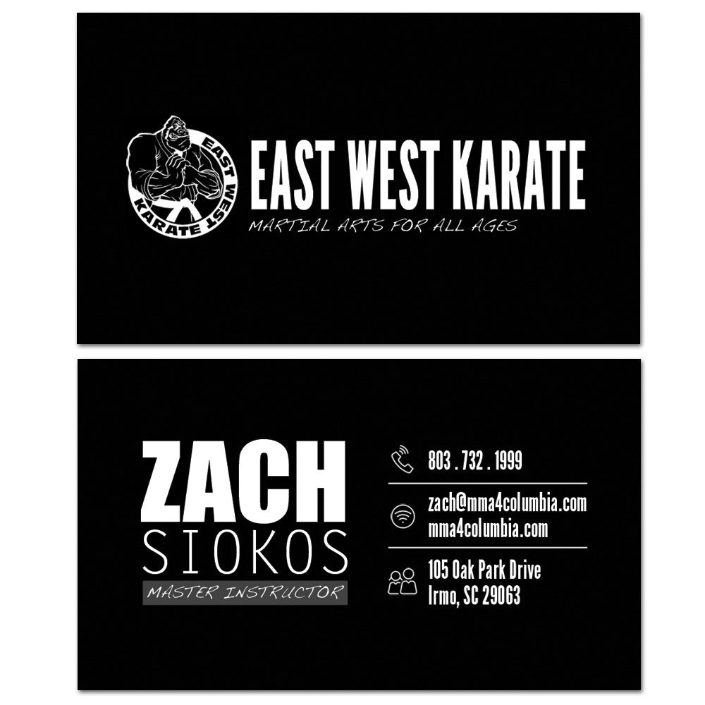 The Martial Arts Business Card 01 - Get Students