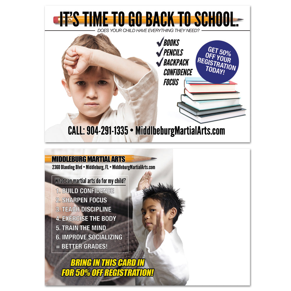 Back To School Postcard - Get Students