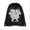 Black Belt School Drawstring Nylon Bags - Get Students