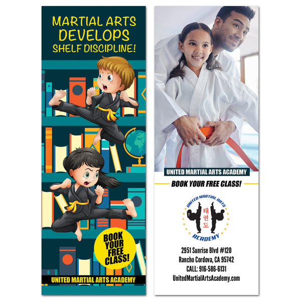 Martial Arts Bookmark - Get Students