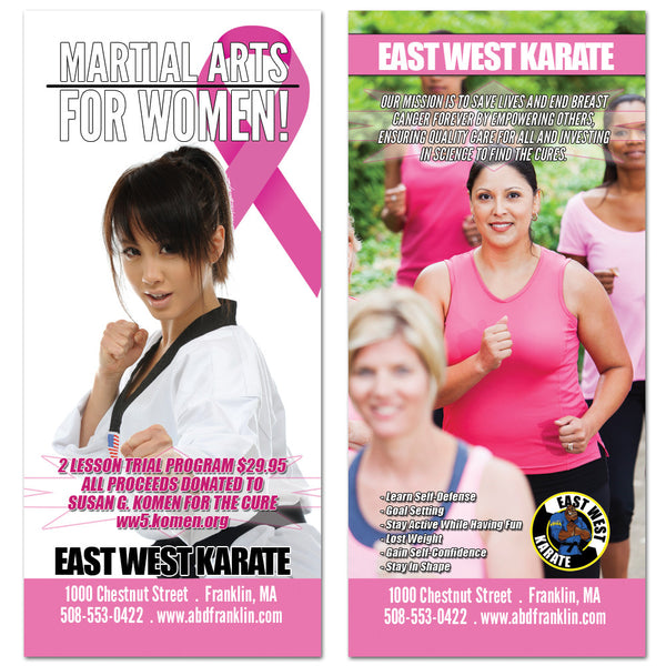 Breast Cancer Awareness Rack Card - Get Students