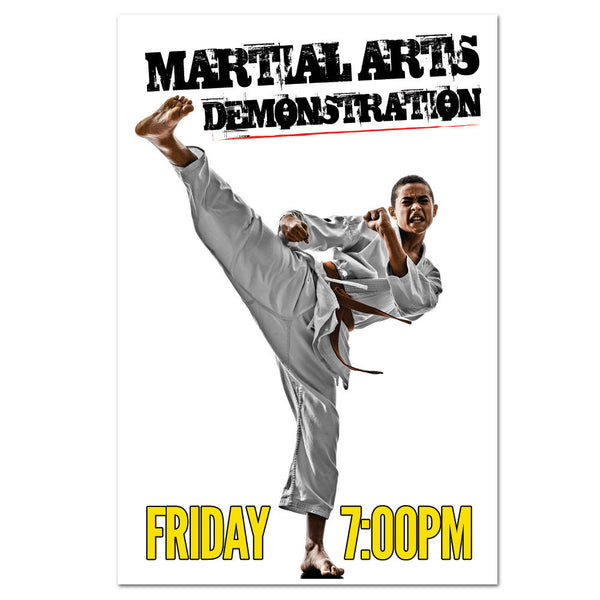 Martial Arts Demo Cling 02 - Get Students