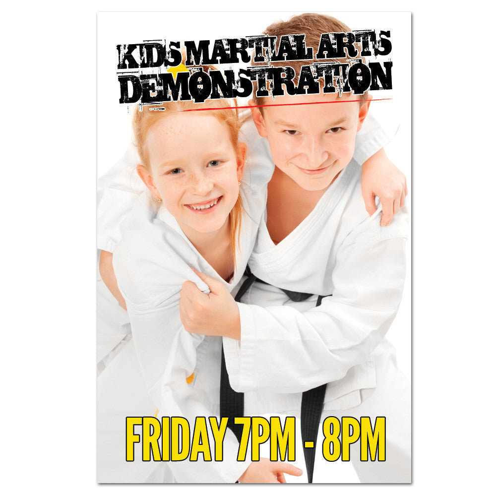 Martial Arts Demo Cling 03 - Get Students