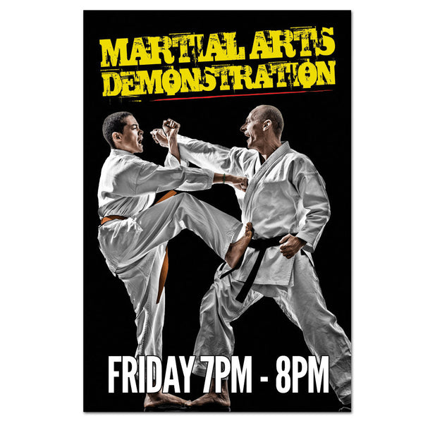 Martial Arts Demo Cling - Get Students