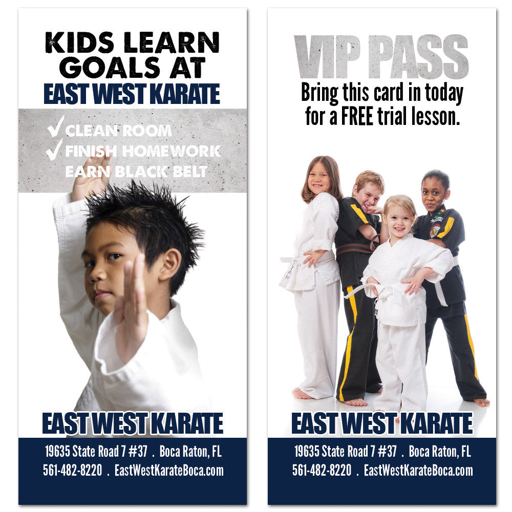 Kids Goals Rack Card Get Students