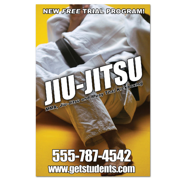 Jiu-Jitsu Banner - Get Students