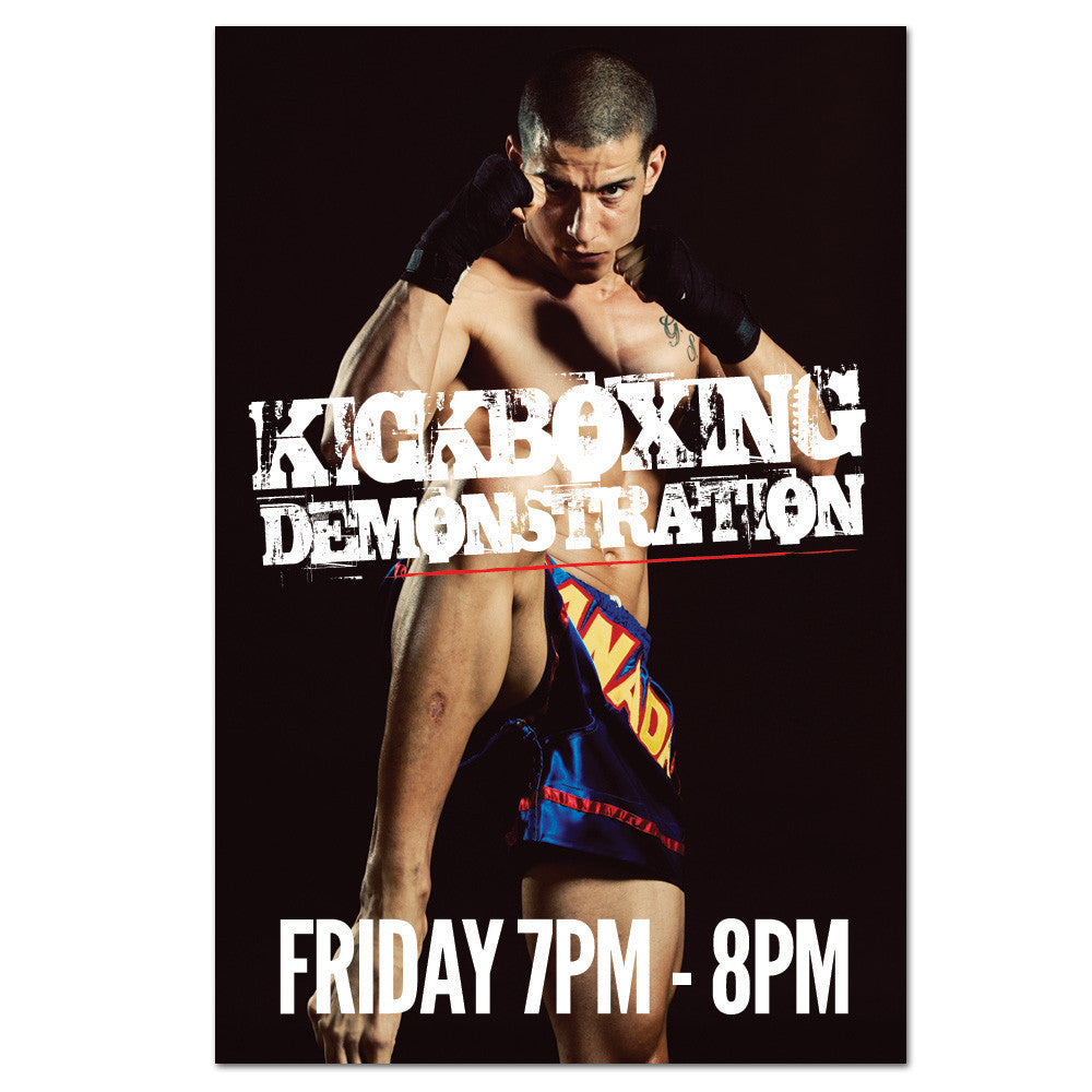 Kickboxing Demo Cling - Get Students