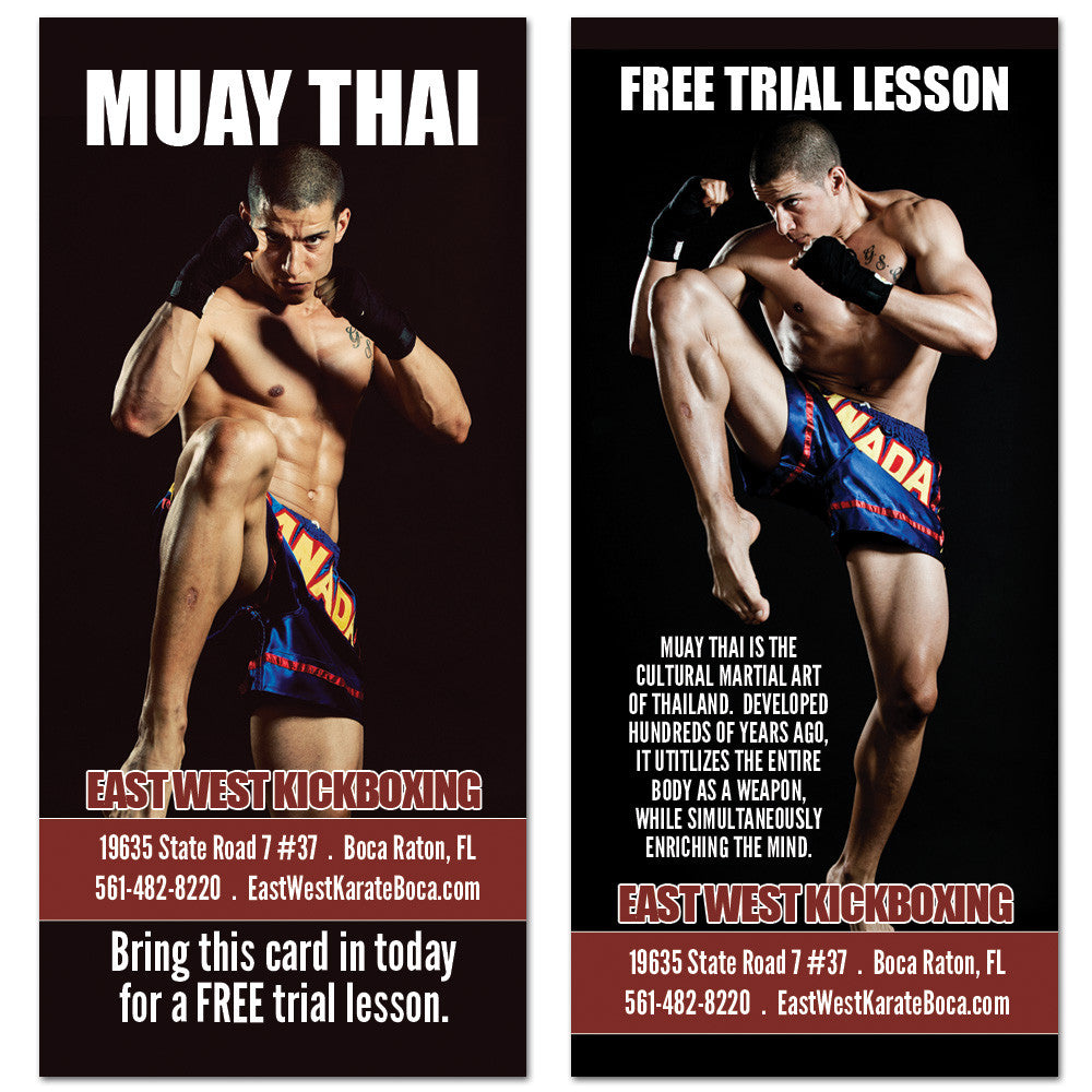 Muay Thai Rack Card 01 - Get Students