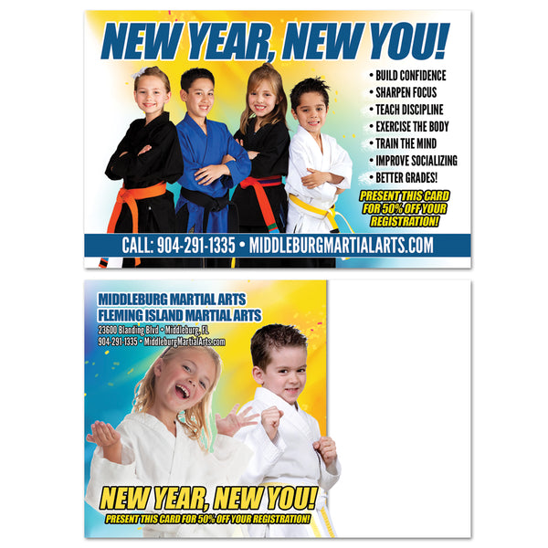 New Year New You Postcard - Get Students