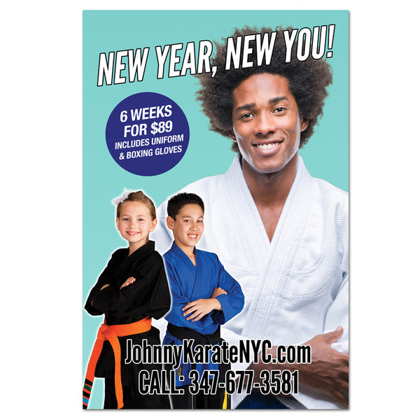 New Year, New You! Window Cling - Get Students