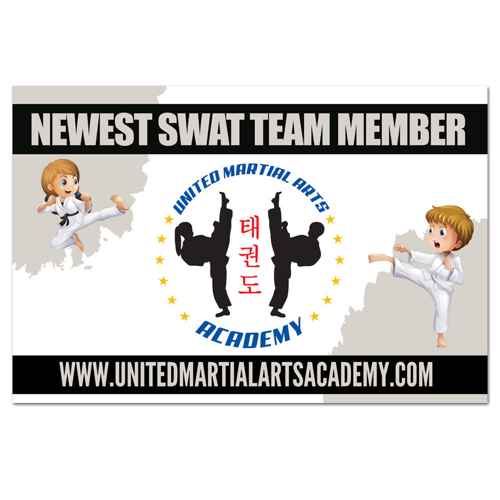 Swat Team Member - Photo Op Sign - Get Students
