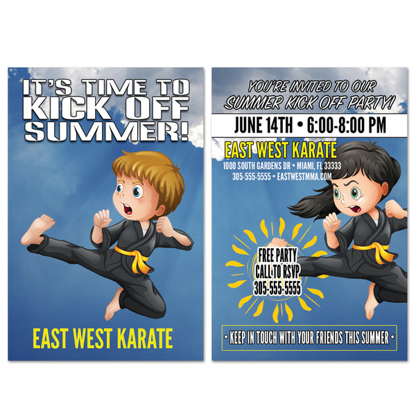 Kick Off Summer Party Invite - Get Students