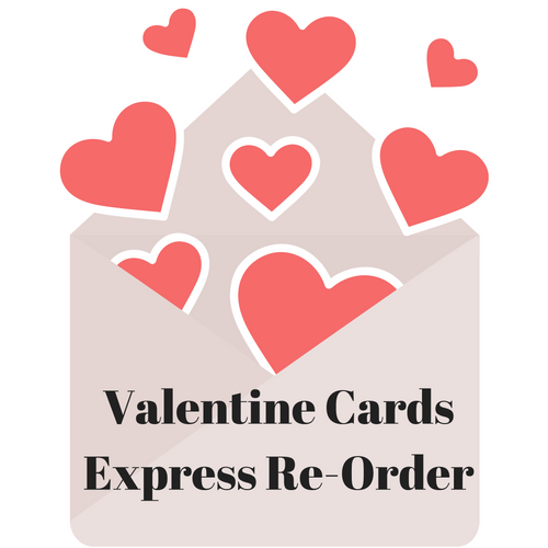 Valentine Tear Off Cards:  Express Reorder - Get Students