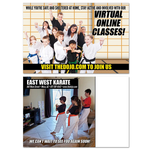 Virtual Classes Postcard - Get Students