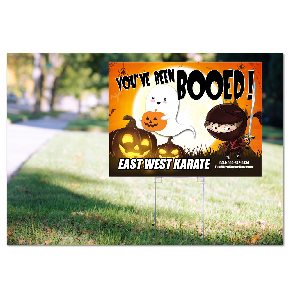Halloween Yard Signs - Pack of 50 or 100 - Get Students